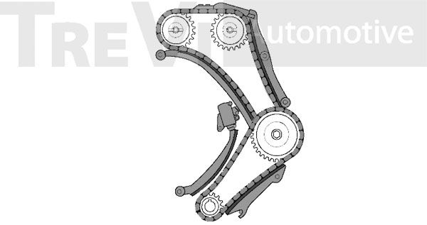 TREVI AUTOMOTIVE Sadales vārpstas piedziņas ķēdes komplekts KC1034